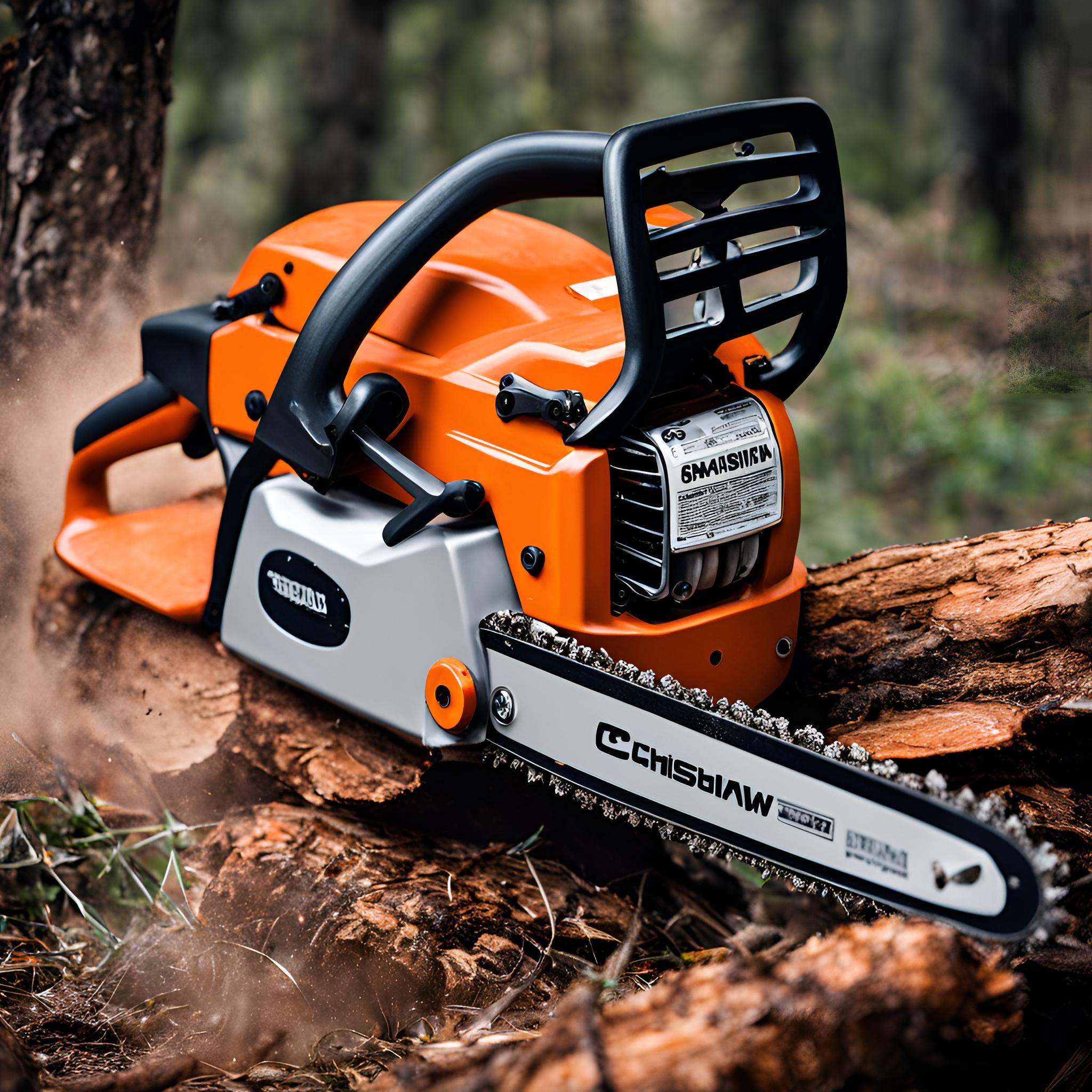 Professional tree removal equipment